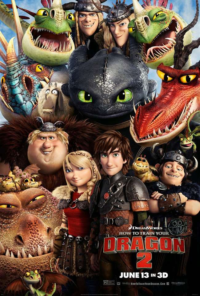 Httyd Poster Online-Puzzle
