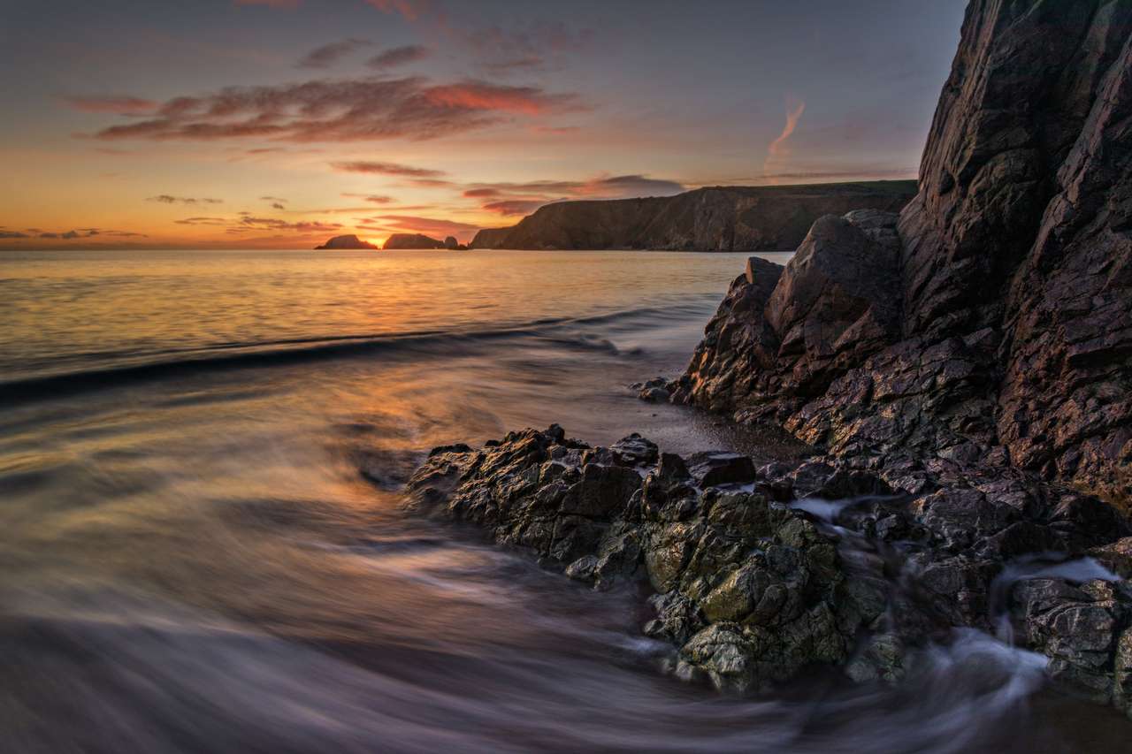 Coast Coast of Waterford, Ιρλανδία παζλ online από φωτογραφία