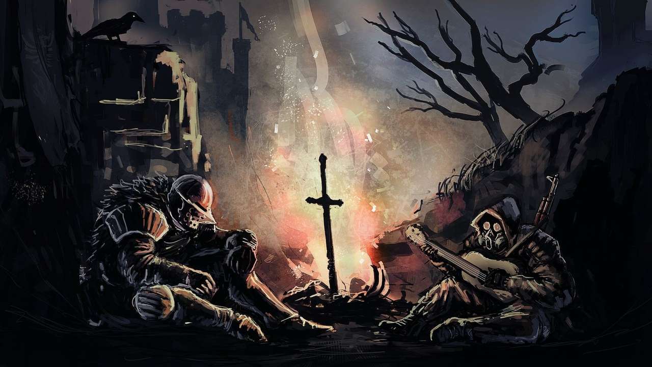 Dark souls puzzle online from photo