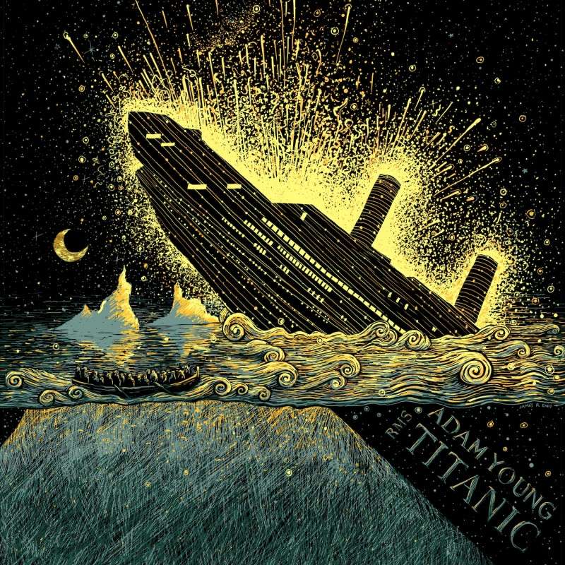 Capa de álbum do Titanic puzzle online