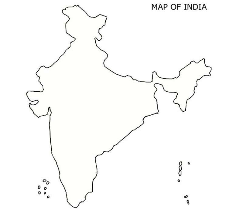 χάρτης της Ινδίας online παζλ