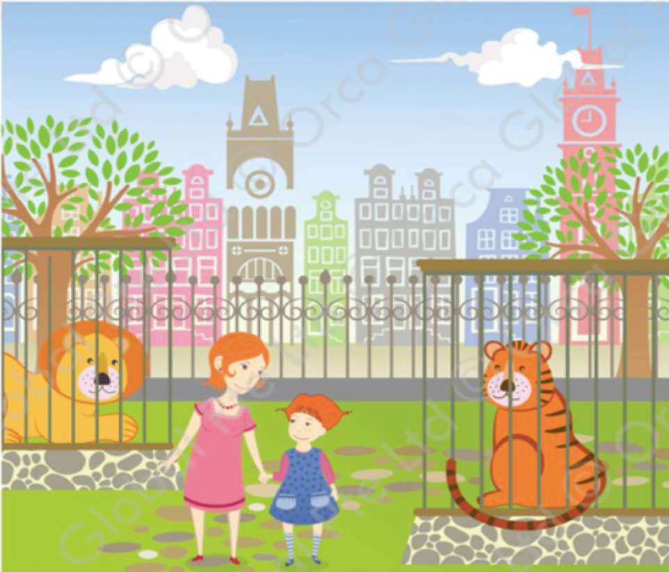 Zoo Puzzle puzzle online from photo