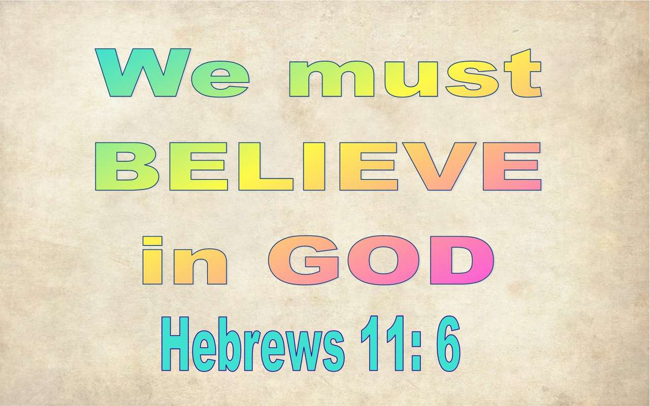 Believe-Faith puzzle online z fotografie