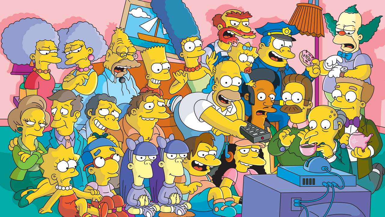 THE SIMPSONS online puzzle
