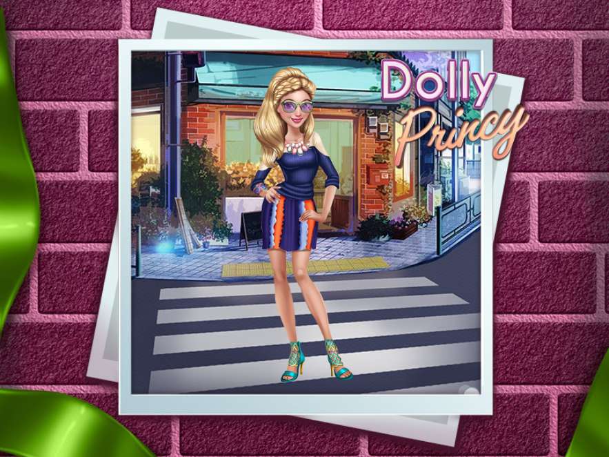 dolly dressy puzzle online from photo