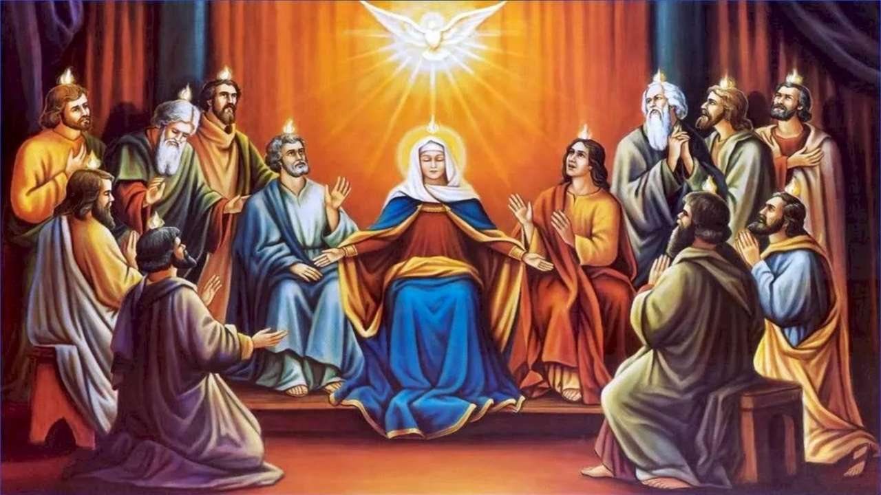 Петдесетница на светеца. онлайн пъзел