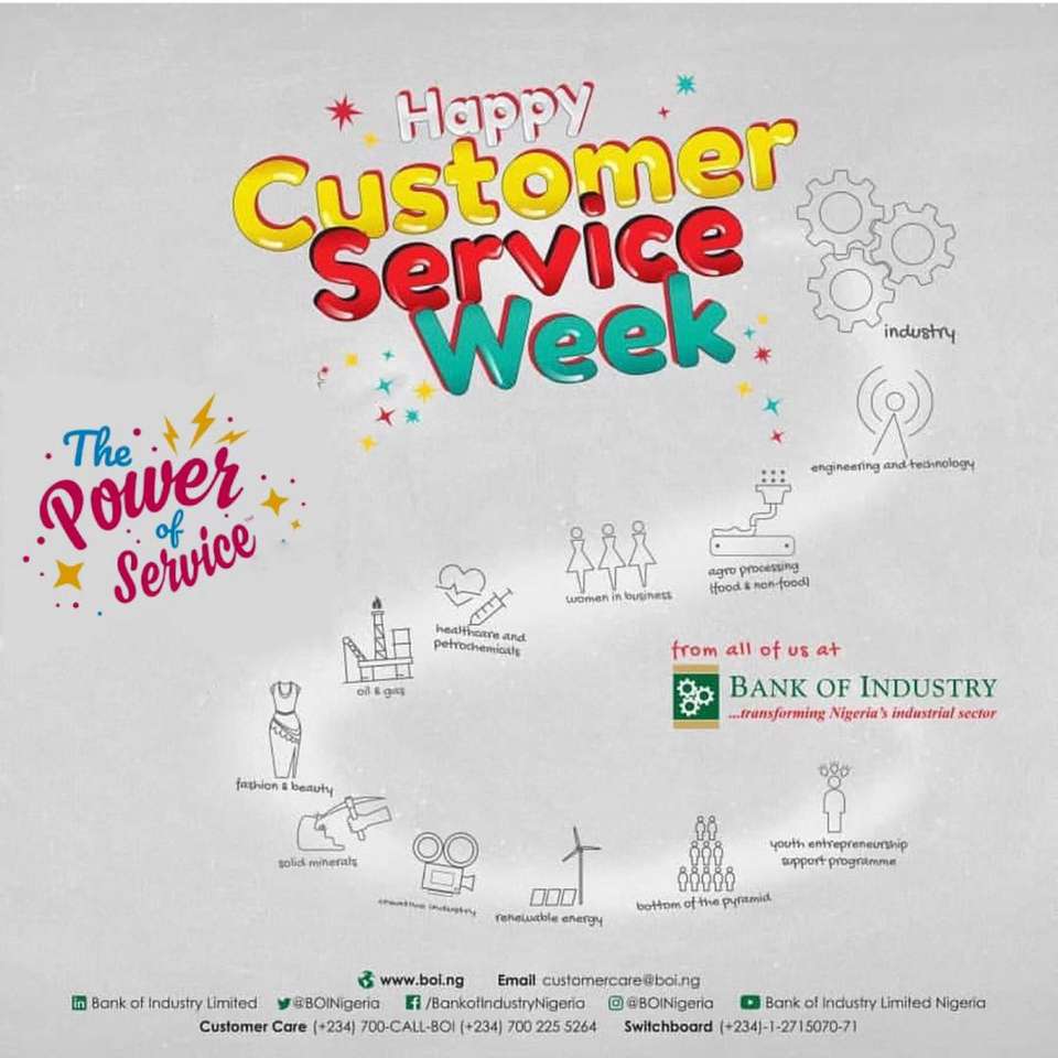 CUSTOMER SERVICE WEEK puzzle online from photo