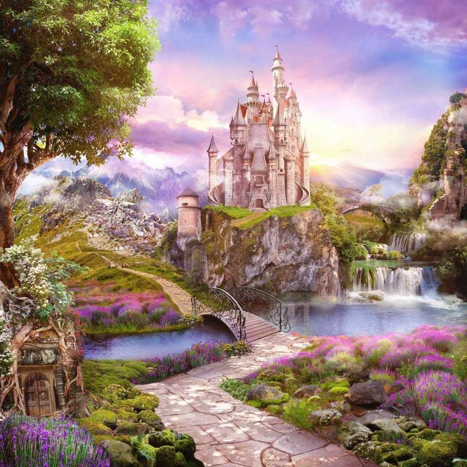 Magisch landschap puzzel online van foto