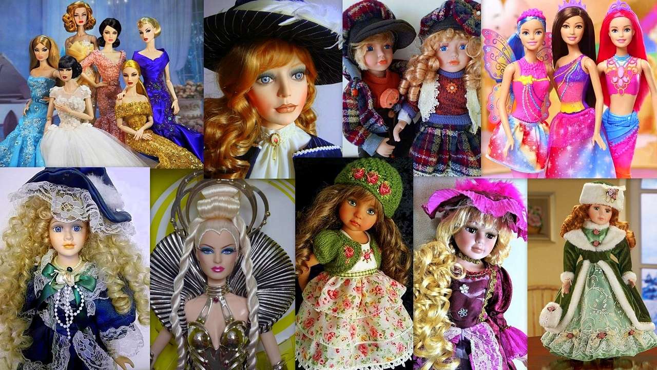 Dolls puzzle online from photo