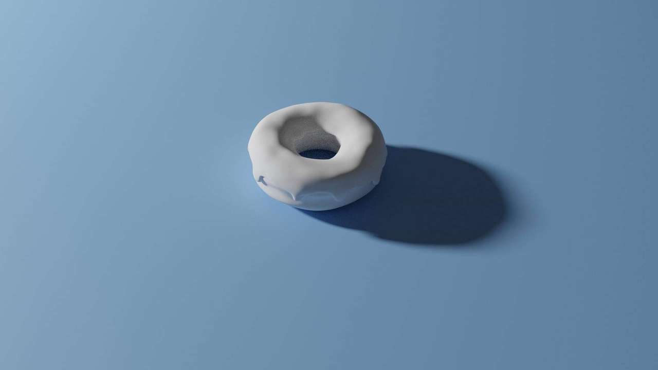 Donut Man puzzle online din fotografie