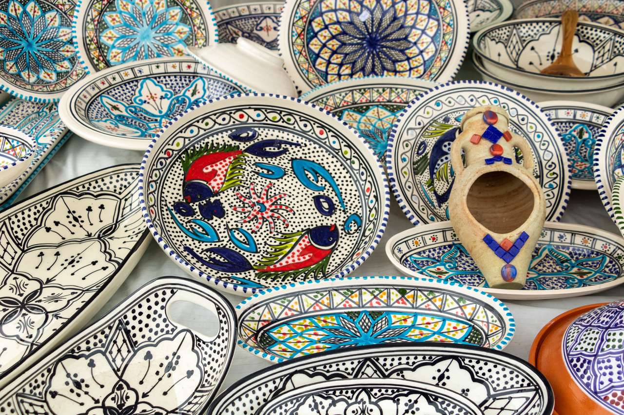 Vermeend solidariteit weten Decoratief keramisch servies, mediterrane ambachten ePuzzle fotopuzzel