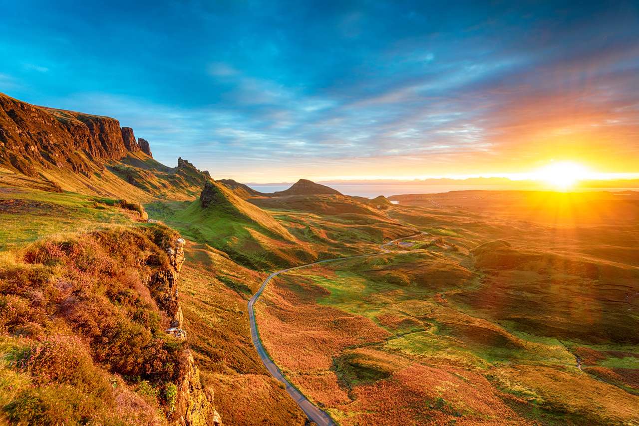 Quiraing rock formations online puzzle