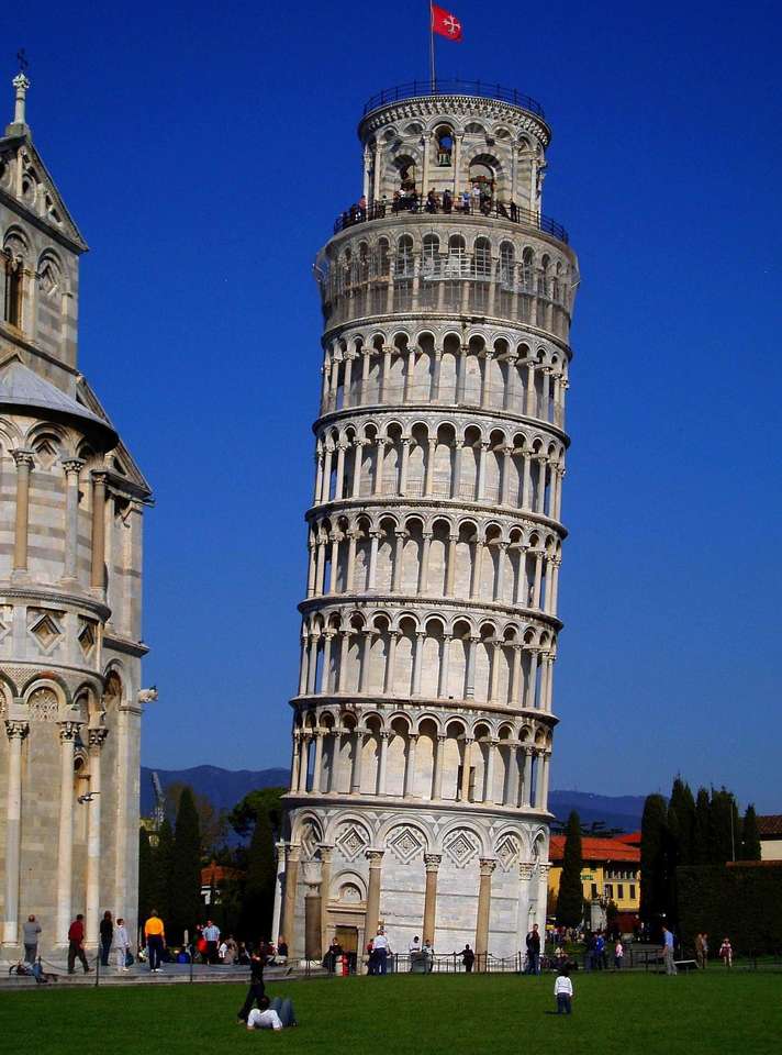 Der schiefe Turm von Pisa Online-Puzzle vom Foto