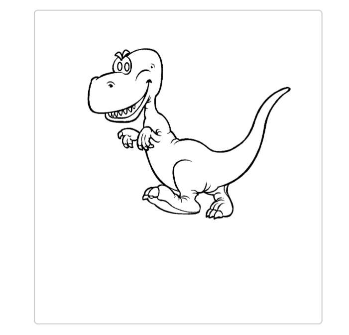 T REX.... puzzle online from photo