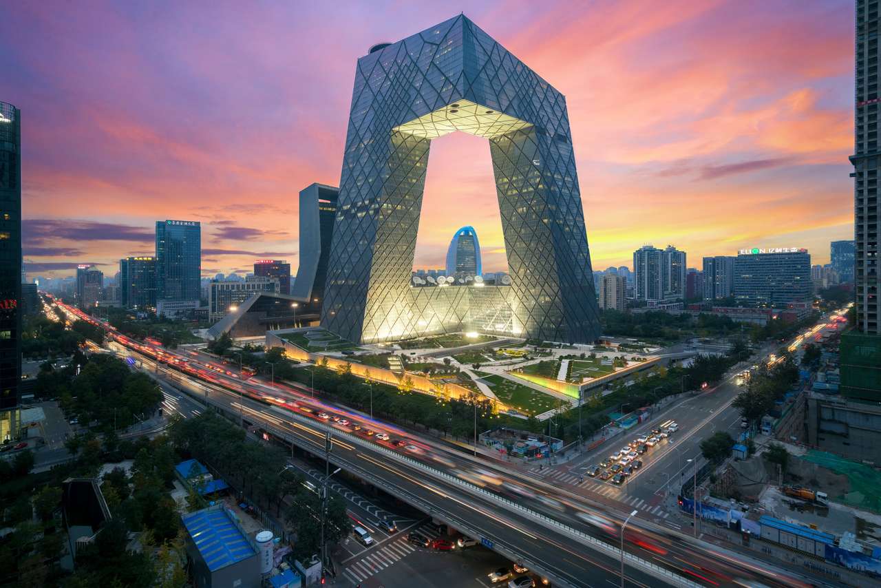 China Central Television (CCTV) building online puzzle