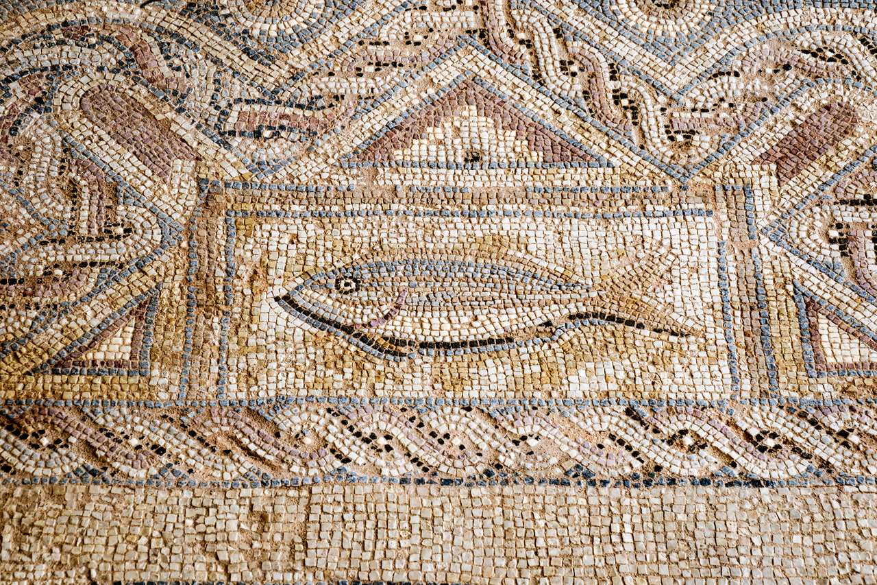 Floor tiles in Kourion, Cyprus online puzzle