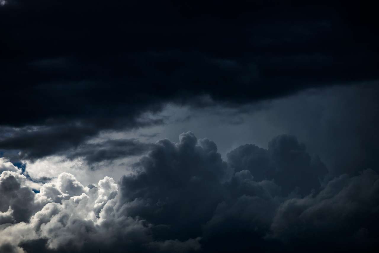 nubes de tormenta puzzle online a partir de foto
