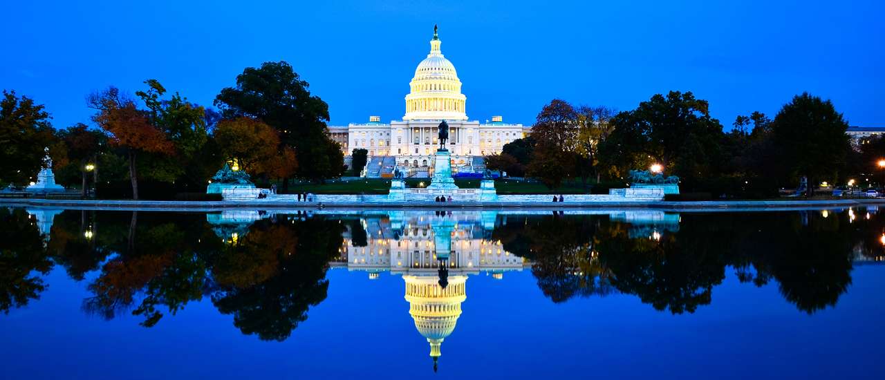 Сградата на Капитолия във Вашингтон онлайн пъзел от снимка