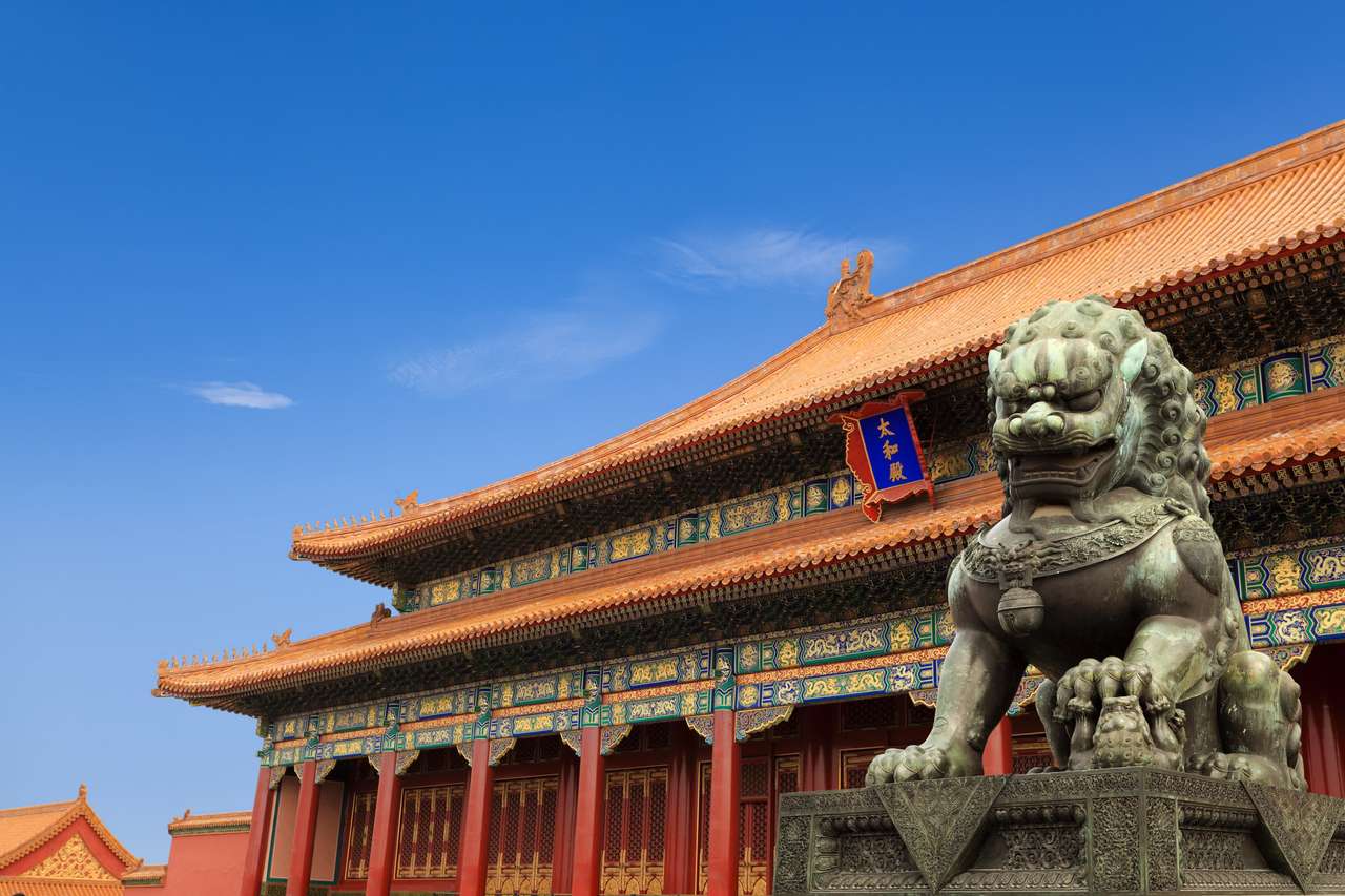 Forbidden city in Beijing puzzle online from photo