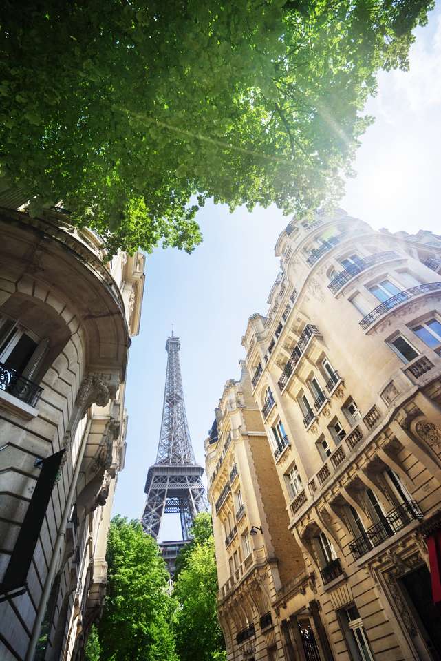 Изглед към Париж онлайн пъзел