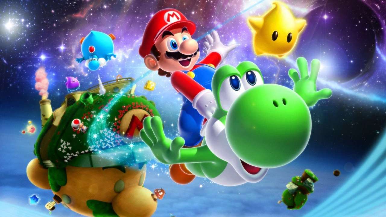 Mario Galaxy puzzle puzzle online from photo
