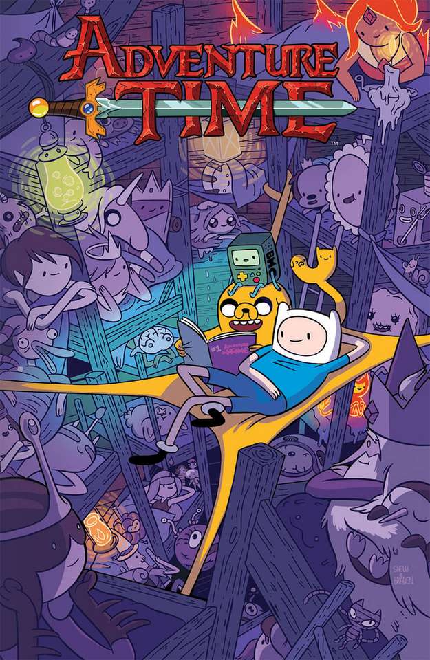 Adventure Time puzzle online from photo