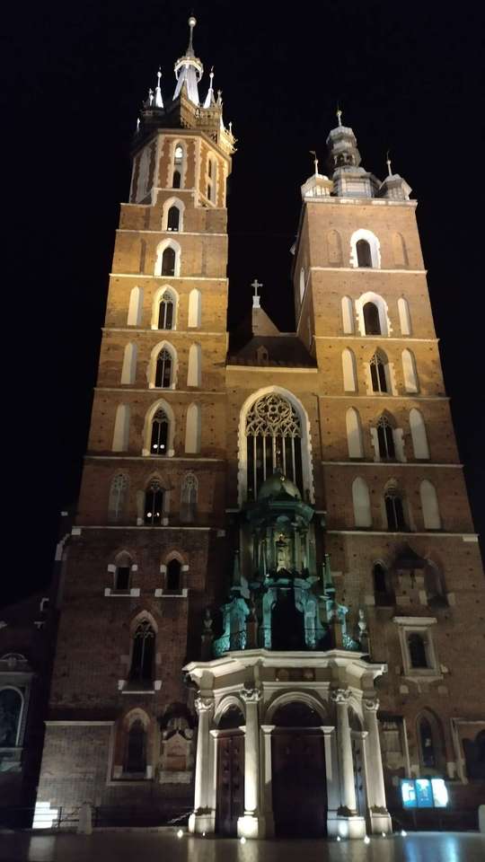 Εκκλησία της Αγίας Μαρίας στην Κρακοβία παζλ online από φωτογραφία
