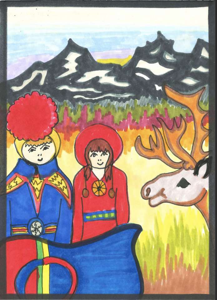 Sami Nationale minderheden puzzel online van foto