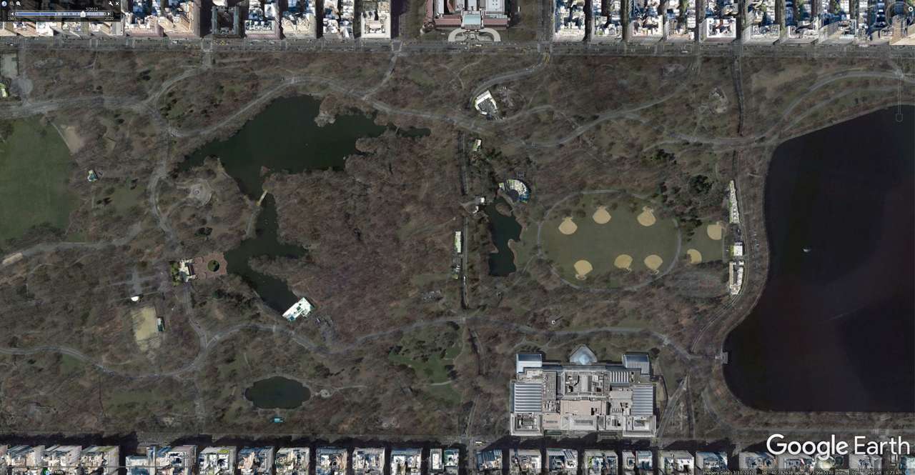Central Park puzzle online from photo