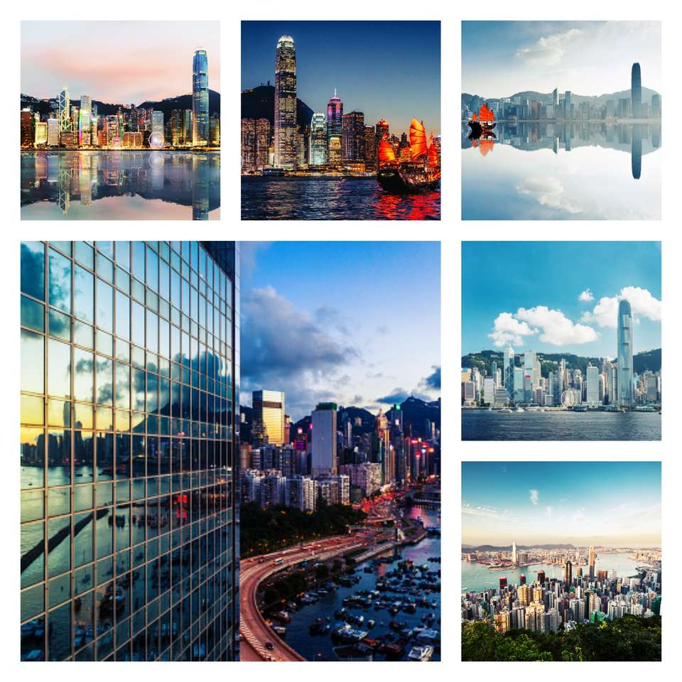 Vistas de Hong Kong puzzle online a partir de foto
