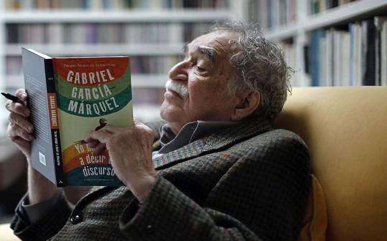 Gabriel Márquez puzzel online van foto
