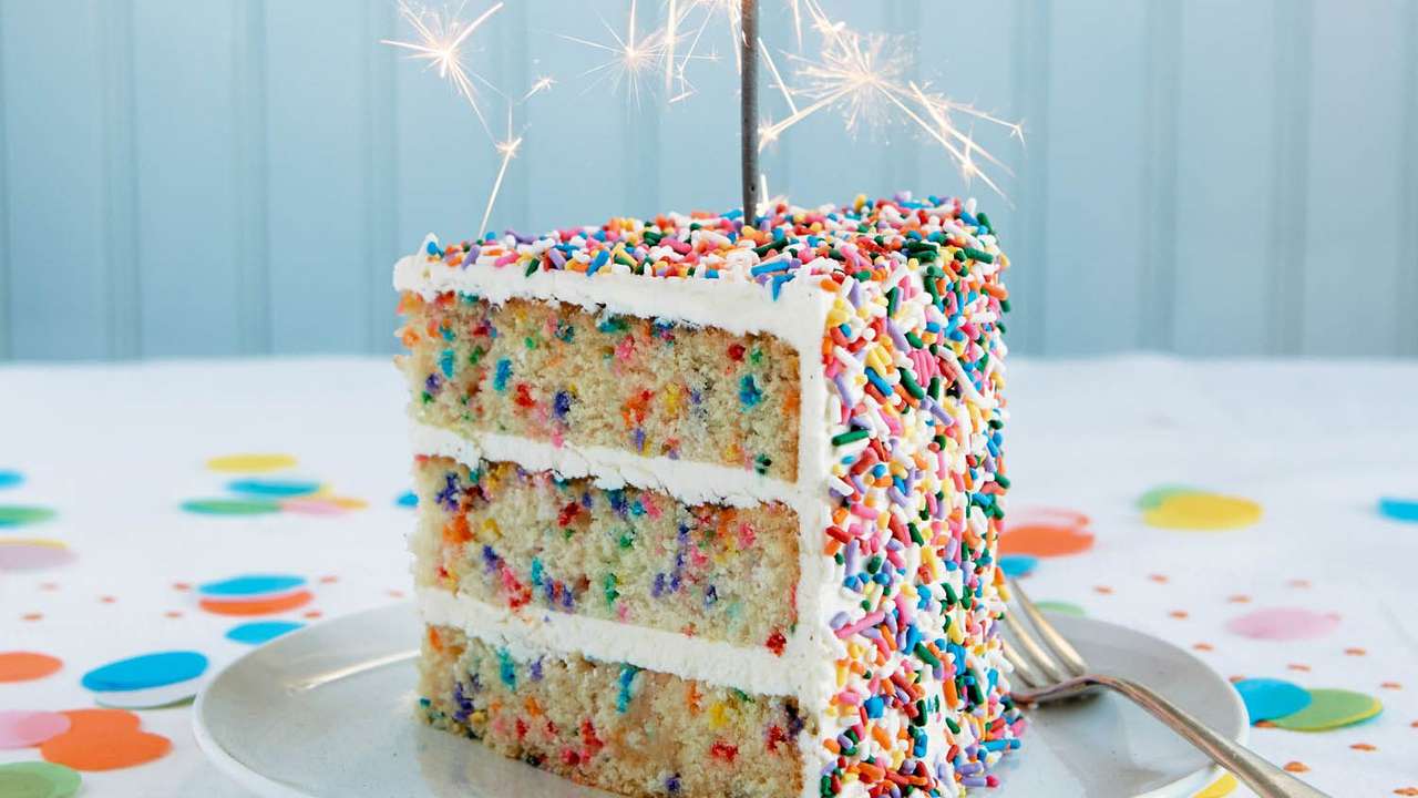 Gâteau de célébration puzzle en ligne