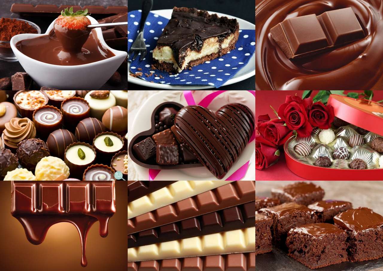 Шоколад - любов моя онлайн пъзел от снимка