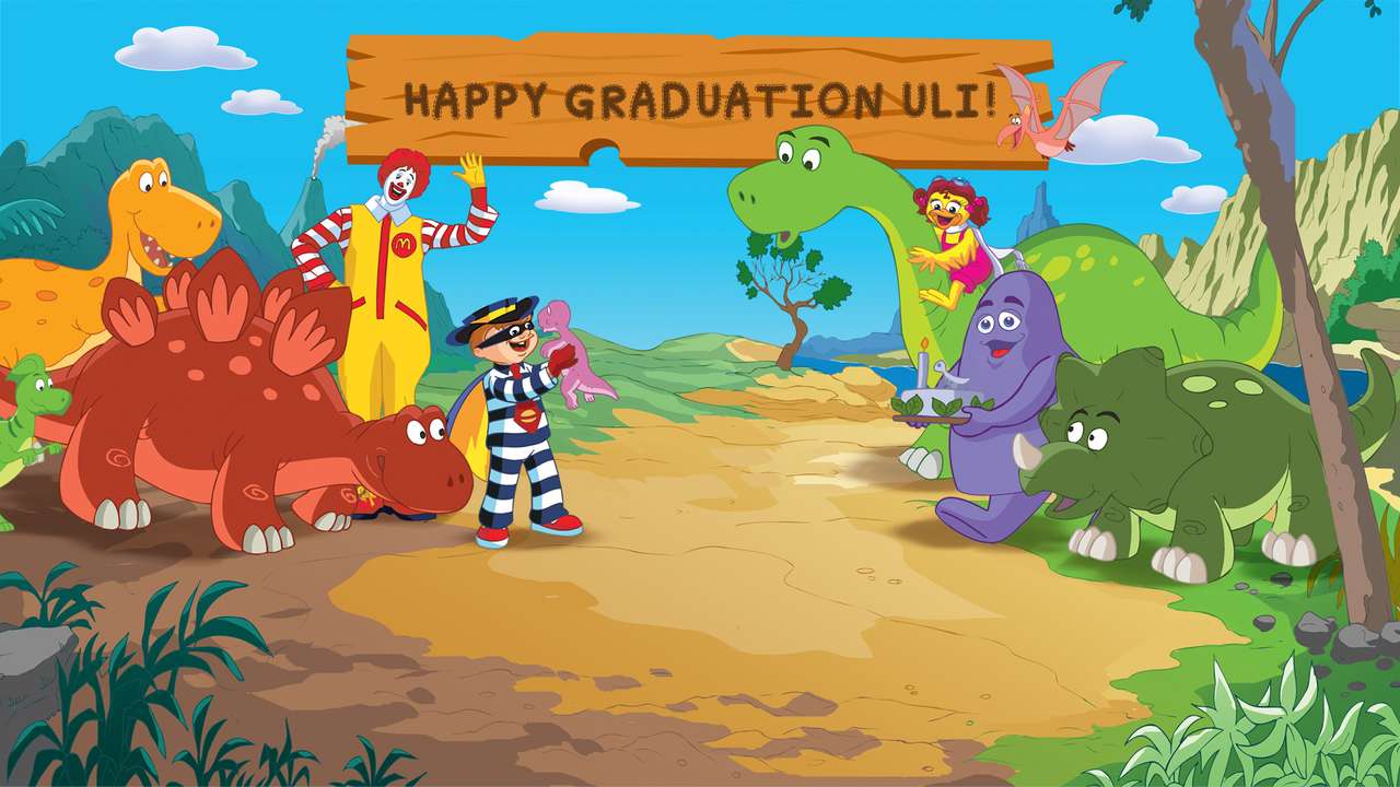 Happy Graduation puzzle online from photo