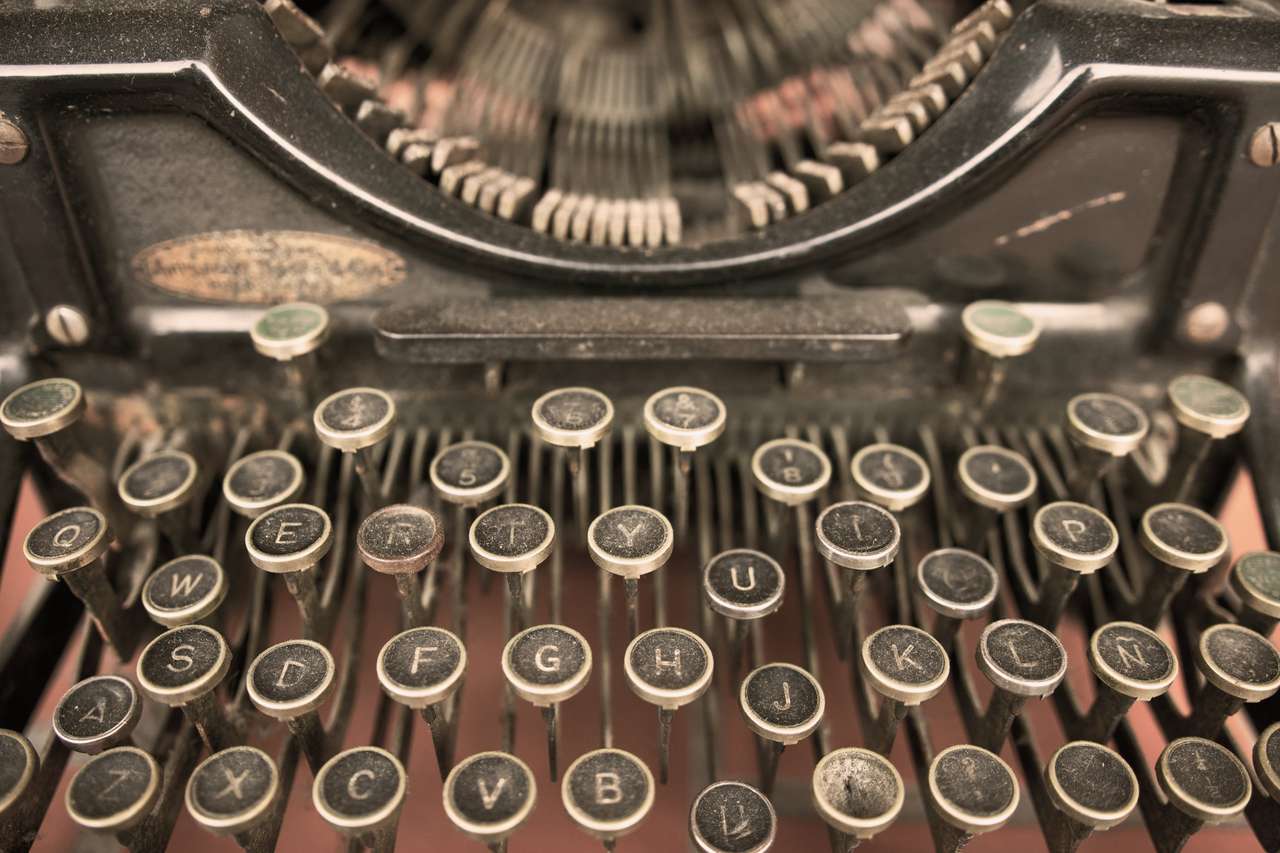 Vintage írógép online puzzle