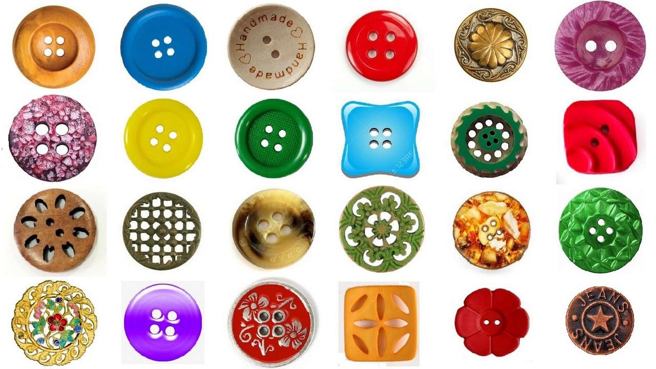 Buttons puzzle online from photo