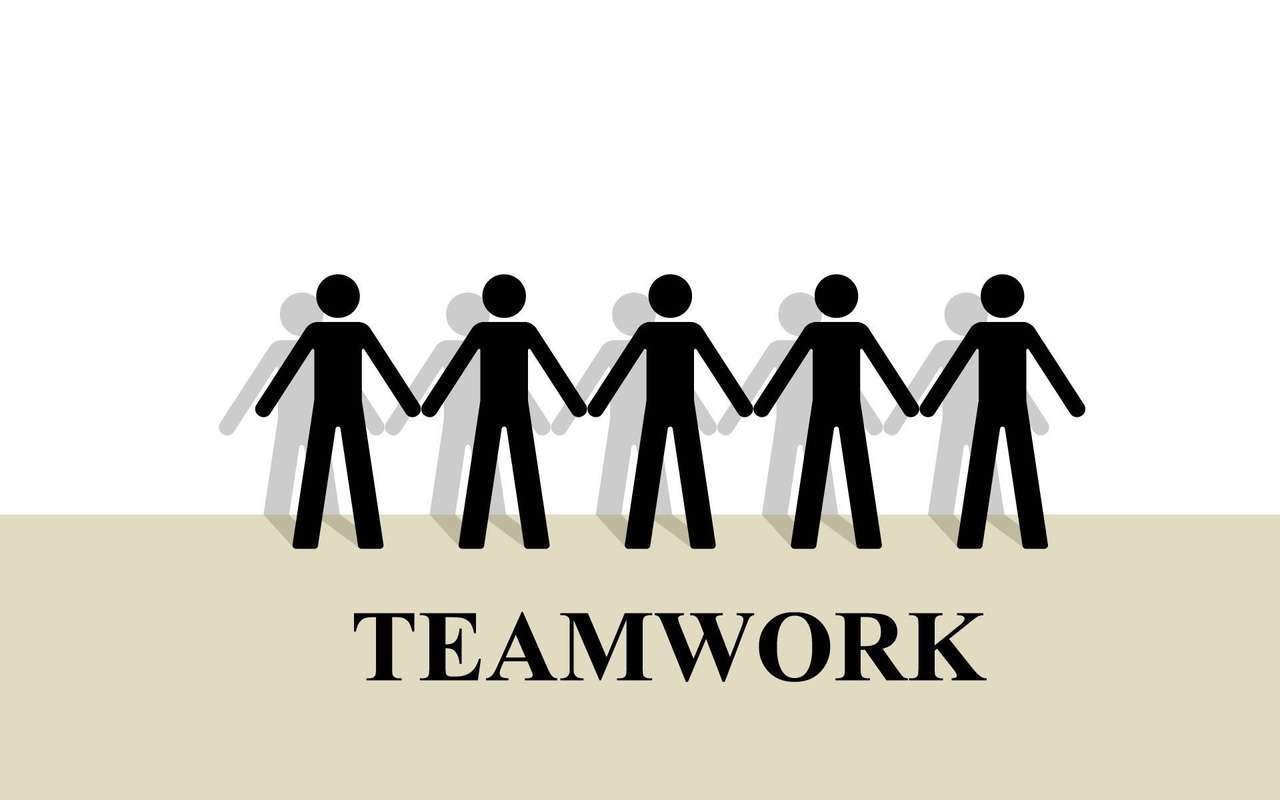 TEAM WORK puzzle online from photo