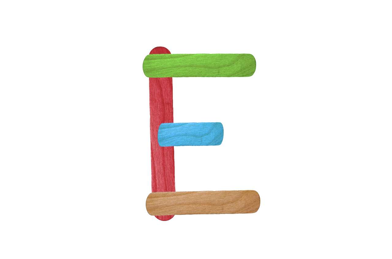 letter E popsicles online puzzle