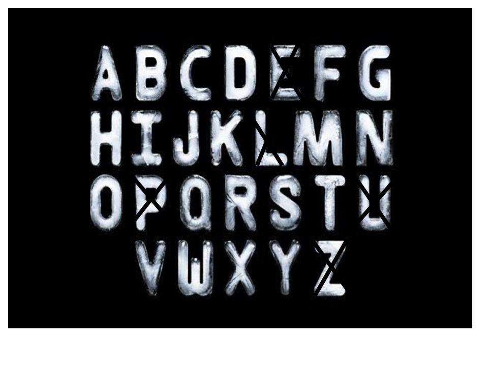 Rompecabezas del alfabeto puzzle online a partir de foto