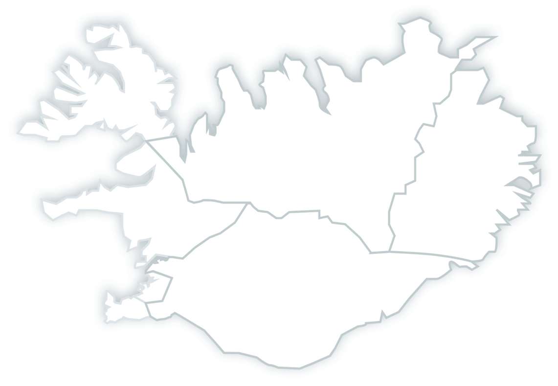 Kaart van IJsland puzzel online van foto