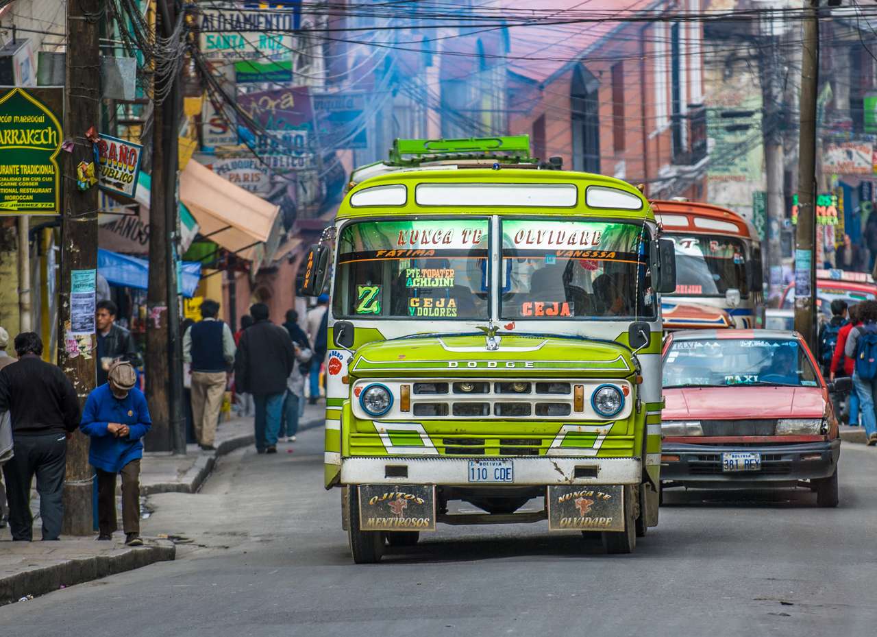 La Paz -gatan pussel online från foto