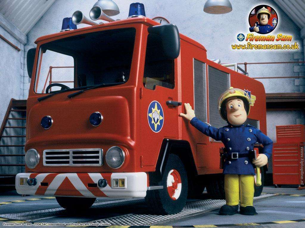 Firefighter puzzle online from photo