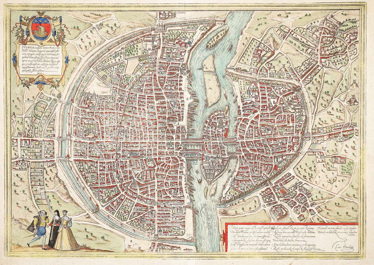mapa de paris puzzle online a partir de fotografia