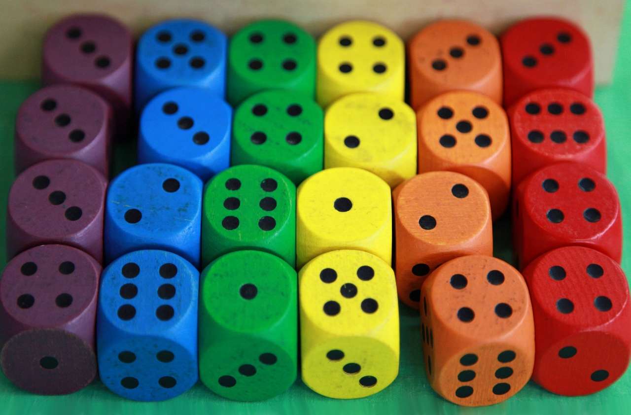 colorful dice online puzzle