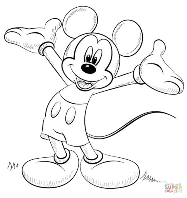 Mickey Mouse puzzle online din fotografie