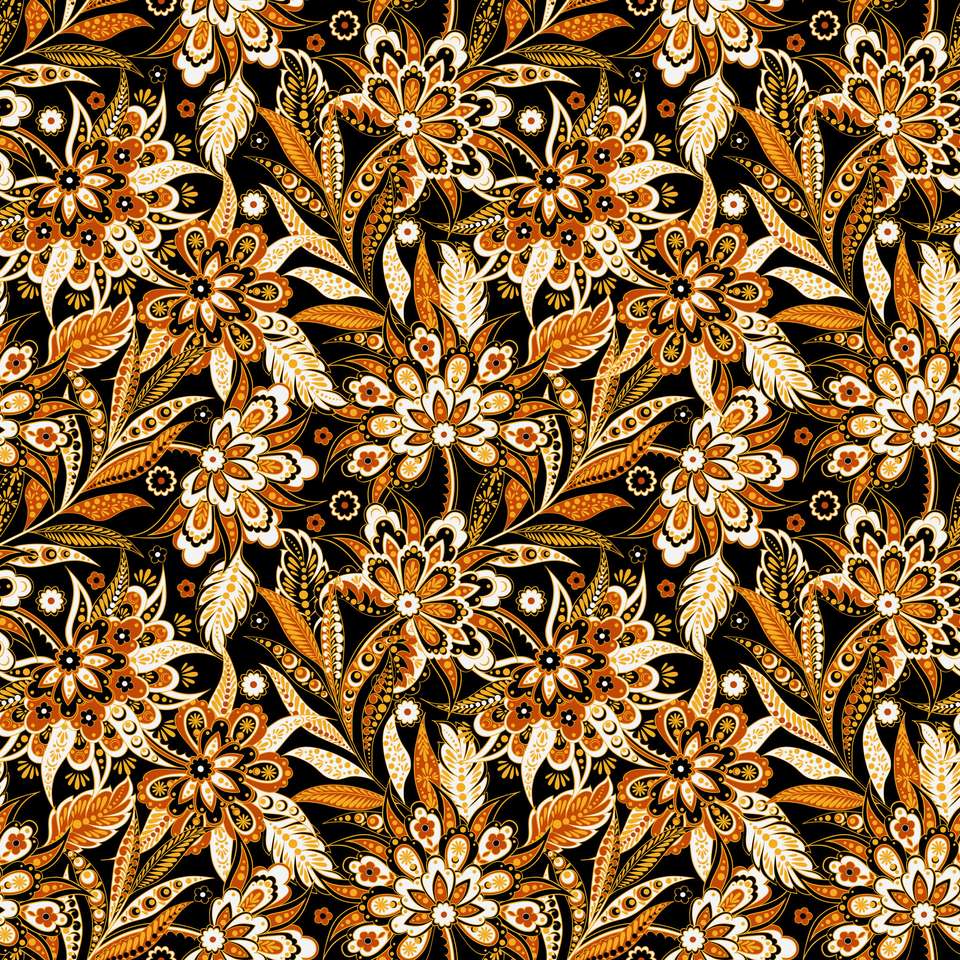 Floral  pattern puzzle online from photo