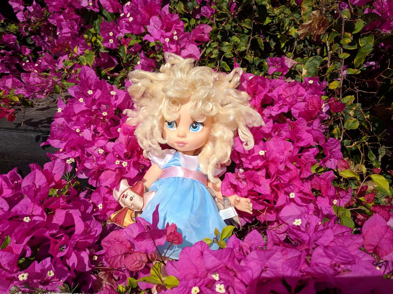 Dolly & Blumen Online-Puzzle vom Foto