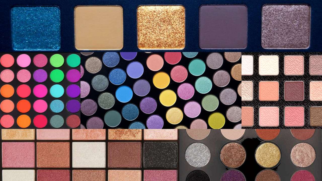 Eyeshadow puzzle online from photo