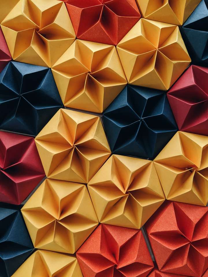 μοτίβο origami online παζλ