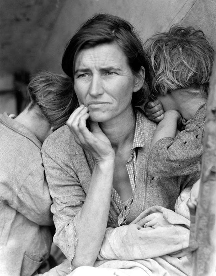 Dorothea Lange pussel online från foto